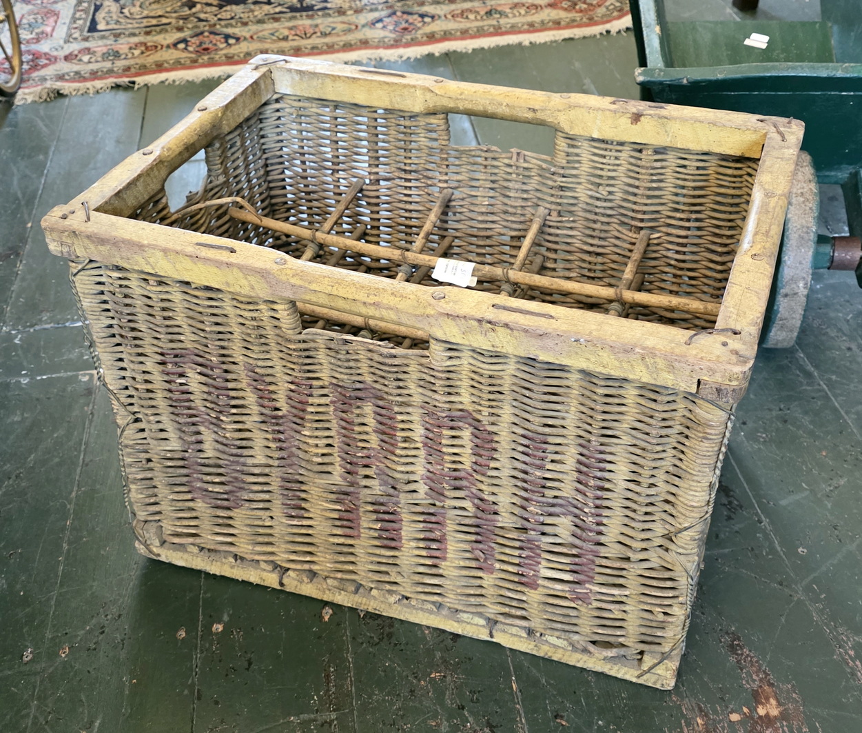 A French Byrrh Bottle Basket